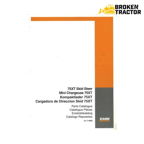 Case 75XT Skid Steer Parts Manual (800+ Pages)