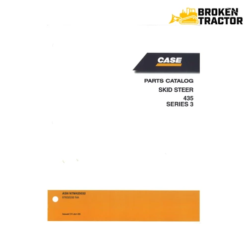 Case 435 Series 3 Skid Steer Parts Manual (500+ Pages)