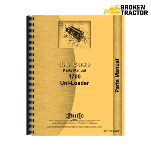 Case 1700, 1737, 1740 Uni-Loader Parts Manual (328 Pages)