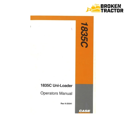 Case 1835C Uni-Loader Operator's Manual (136 Pages)