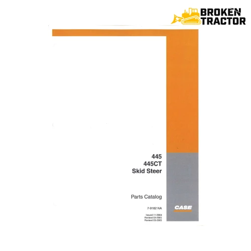Case 445, 445CT Skid Steer & CTL Parts Manual (400+ Pages)