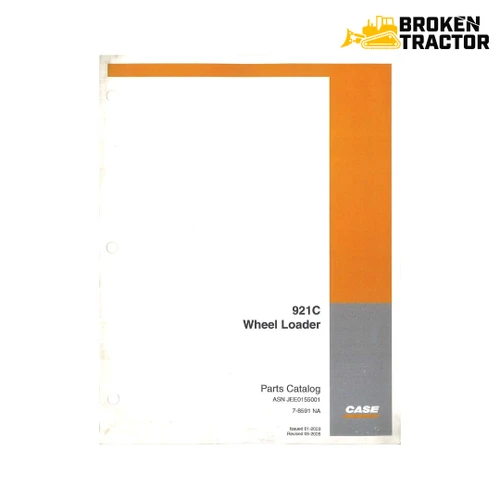 Case 921C Wheel Loader Parts Manual (1000+ Pages)