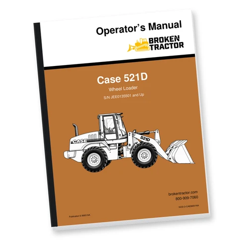 Case 521D Wheel Loader Operator's Manual (244 Pages)