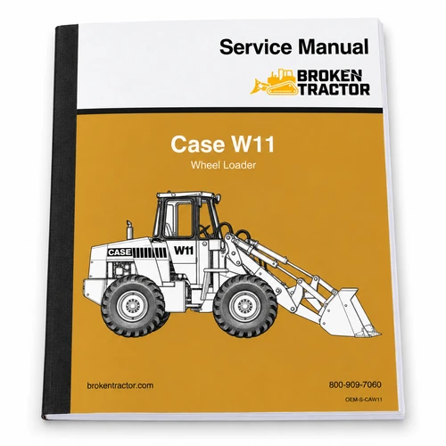 Case W11 Wheel Loader Service Manual