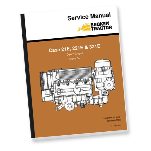 Case 21E, 221E, 321E Deutz Engine Service Manual (374 Pages)