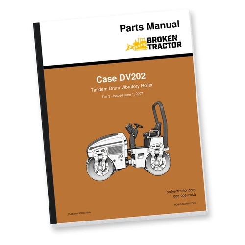 Case DV202 Vibratory Roller Parts Manual (100 Pages)