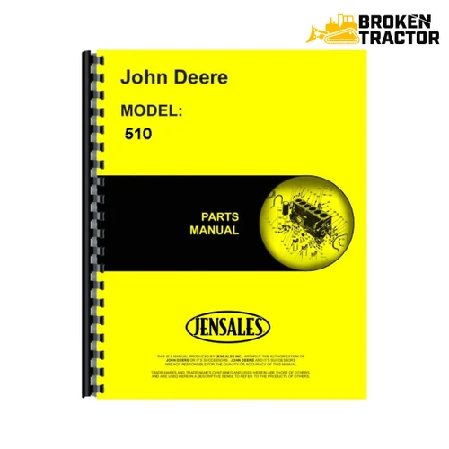 John Deere 510 Backhoe Parts Manual (516 Pages)