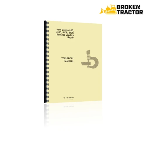 John Deere 410B, 410C, 510B, 510C Backhoe Repair Manual (1,060 Pages)