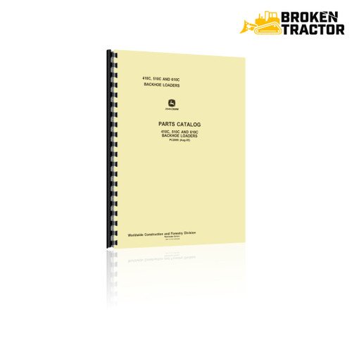 John Deere 410C, 510C, 610C Backhoe Parts Manual (890 Pages)