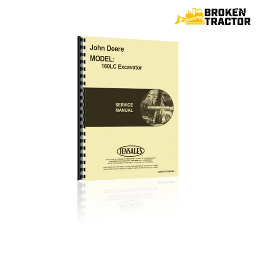 John Deere 160LC Excavator Service Manual (512 Pages)