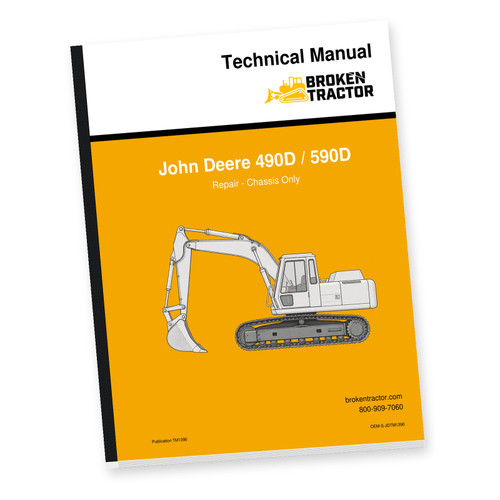 John Deere 490D, 590D Excavator Technical Manual – Pub. TM1390