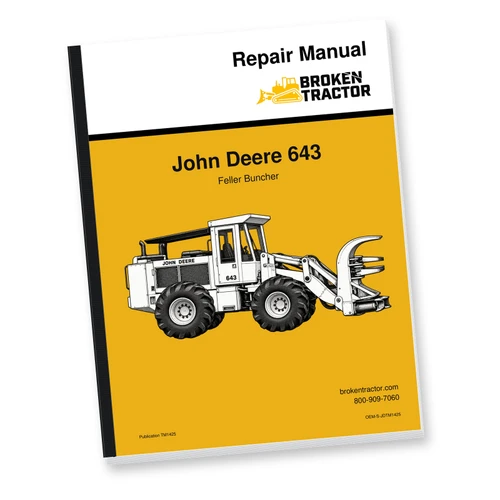 John Deere 643 Feller Buncher Technical Manual – Pub. TM1425