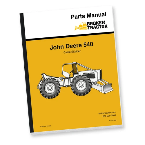 John Deere 540 Skidder Parts Manual (206 Pages)