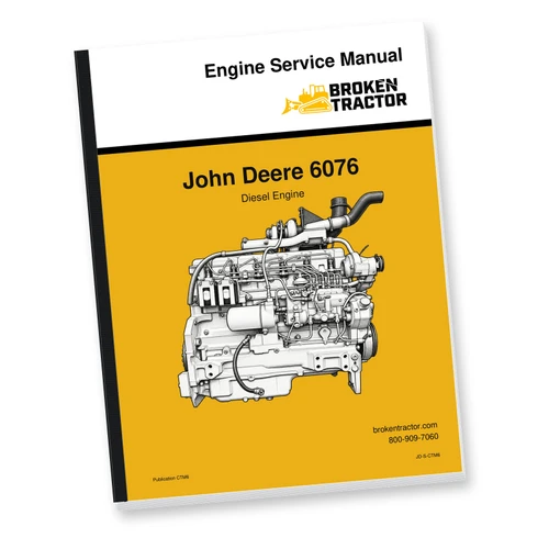 John Deere 540E, 640E Skidder Engine Service Manual – CTM6 (436 Pages)
