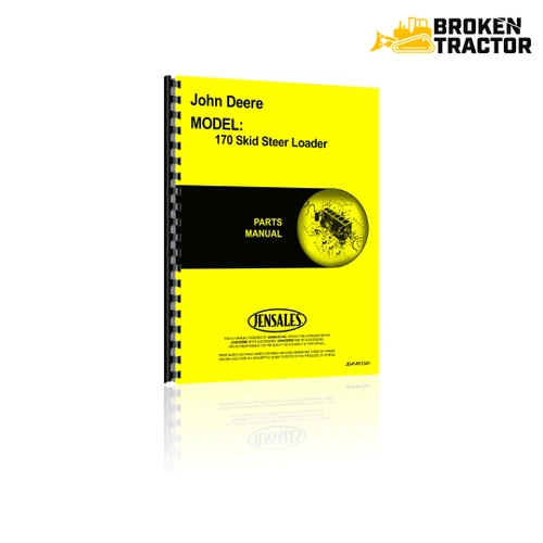 John Deere 170 Skid Steer Parts Manual (74 Pages)