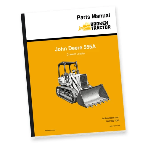 John Deere 555A Crawler Loader Parts Manual (434 Pages)
