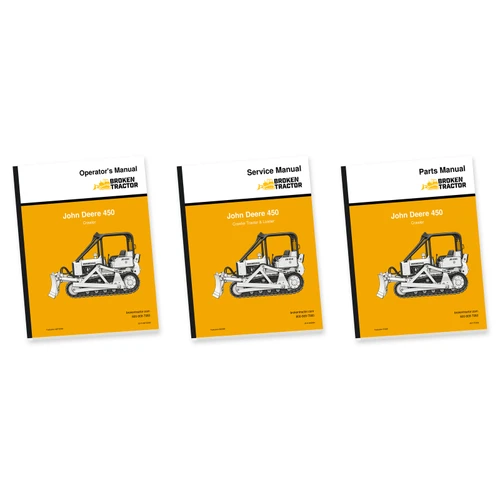 John Deere 450 Crawler Operator's, Service & Parts Manual Kit (802 Pages)