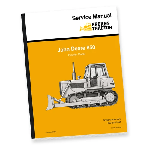 John Deere 850 Crawler Service Manual