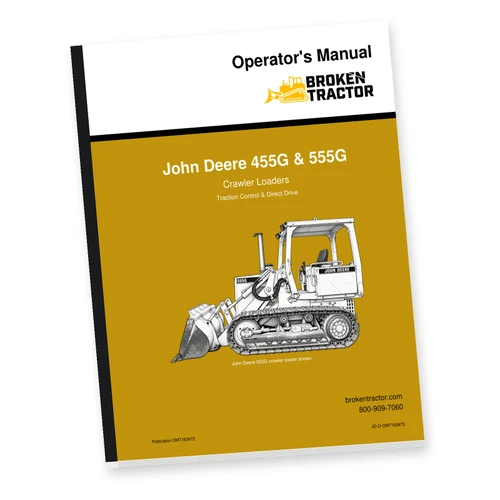 John Deere 455G, 555G Crawler Operator's Manual (302 Pages)