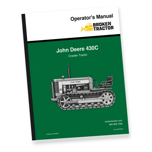 John Deere 430C Crawler Operator's Manual (80 Pages)