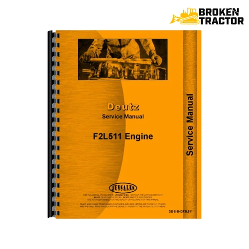 Deutz F2L511 Engine Service Manual for Bobcat 631 (68 Pages)