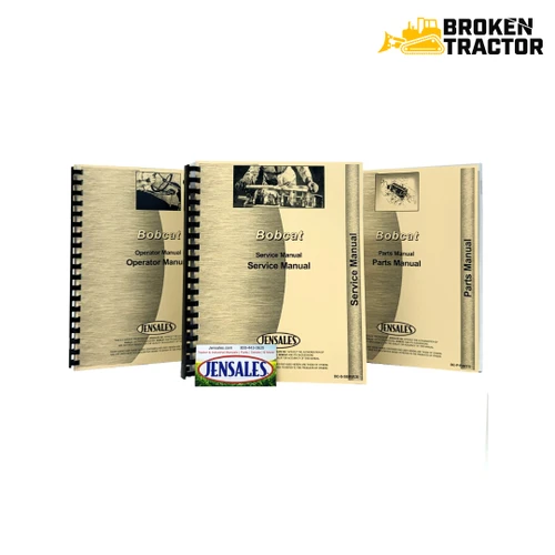 Bobcat 600 Skid Steer Operator's, Service & Parts Manual Kit (712 Pages)
