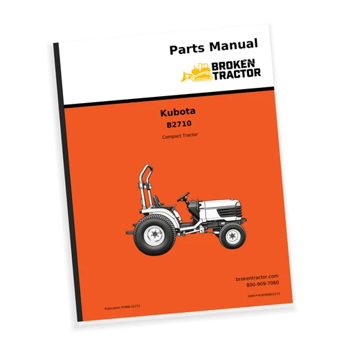 Kubota B2710 Tractor Parts Manual (454 Pages)