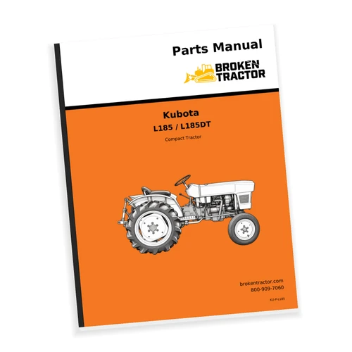 Kubota L185 Tractor Parts Manual (154 Pages)