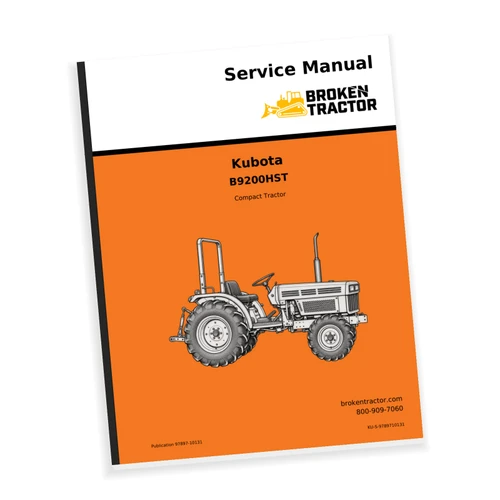 Kubota B9200HST Tractor Service Manual (414 Pages)