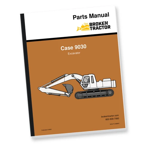 Case 9030 Excavator Parts Manual (200+ Pages)