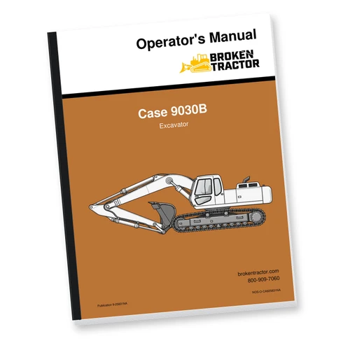 Case 9030B Excavator Operator's Manual (190 Pages)