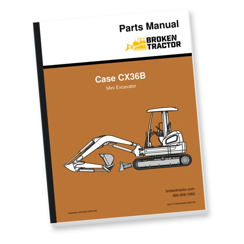 Case CX36B Mini Excavator Parts Manual (400+ Pages)