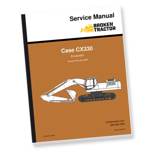 Case CX330 Excavator Service Manual (500+ Pages)