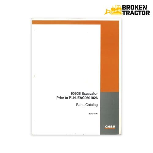 Case 9060B Excavator Parts Manual (300+ Pages)