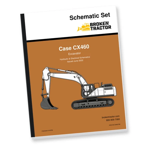 Case CX460 Excavator Schematic Set (100+ Pages)