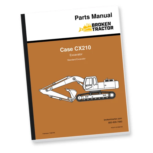 Case CX210 Excavator Parts Manual (600+ Pages)