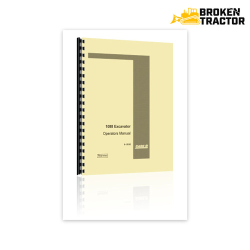 Case 1088 Leveler Excavator Operator's Manual (146 Pages)