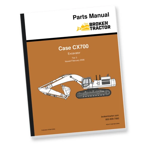 Case CX700 Excavator Parts Manual (800+ Pages)