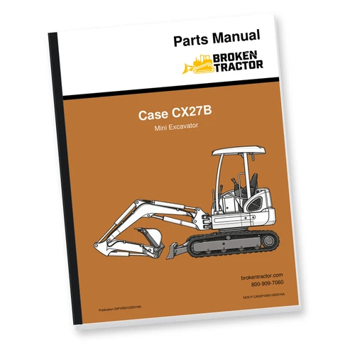 Case CX27B Mini Excavator Parts Manual (400+ Pages)