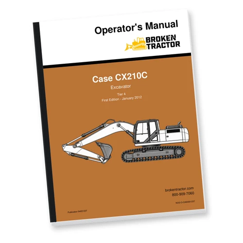 Case CX210C Excavator Operator's Manual (200 Pages)