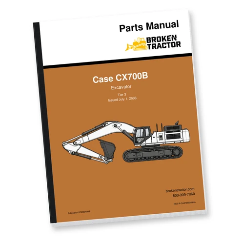 Case CX700B Excavator Parts Manual (600+ Pages)