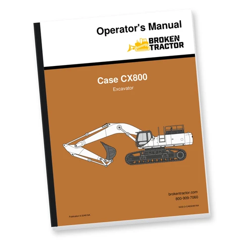 Case CX800 Excavator Operator's Manual (226 Pages)