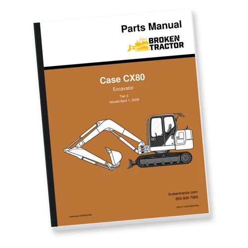 Case CX80 Mini Excavator Parts Manual – (400+ Pages)