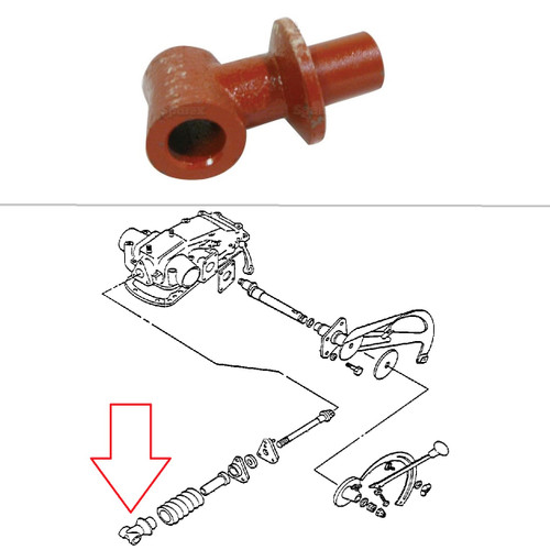 Ford 8N, 9N, 2N Top Link Hydraulic Eyelet -- 9N546C