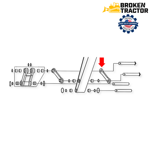 JD RH Dipper Link | Broken Tractor | 4425937