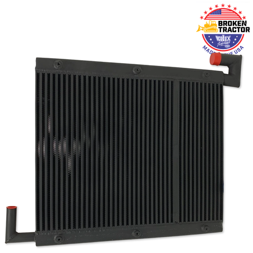Hydraulic Oil Cooler | Broken Tractor | JD 490E, EX100-2 | A