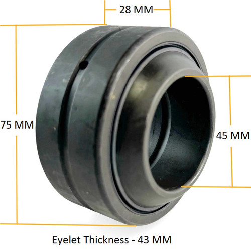 John Deere Dozer Self Aligning Cylinder Bushing 450G, 450G, 450G , 550G, 650G -- AT157173