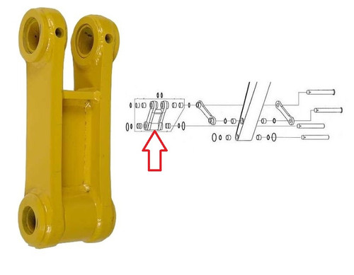 John Deere Excavator H-Link 70D, 190E Bucket Link -- AT200649