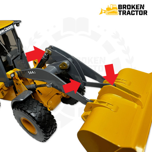 Cylinder to Bellcrank Pin for JD 544H & 544J | Broken Tracto