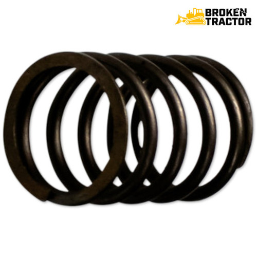 Transmission control valve spool spring for Case 580L backhoe